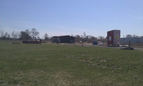 Danny Boys Drive In Movie Theaters - April 2013 Under Construction From Ron Gross (newer photo)